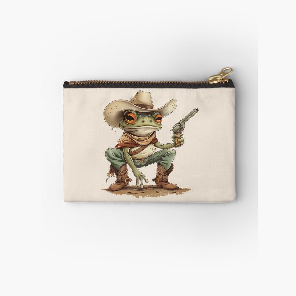 Item preview, Cute Cowboy Frog Shooting designed and sold by RetroPrints.