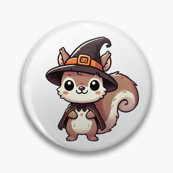 Item preview, Charming Halloween Squirrel in Witch Costume designed and sold by Chokhdi289shop.