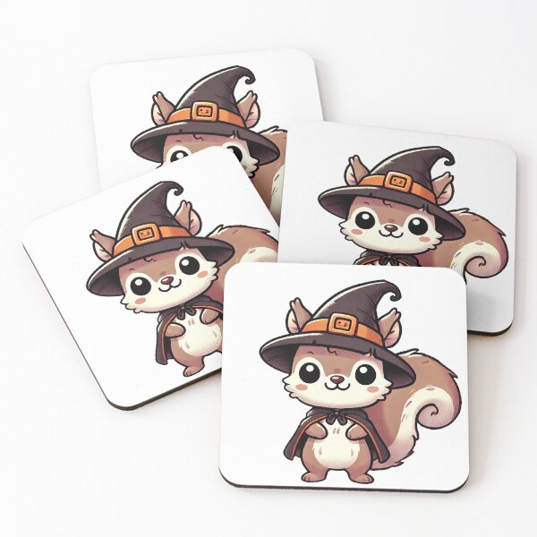 Item preview, Charming Halloween Squirrel in Witch Costume designed and sold by Chokhdi289shop.