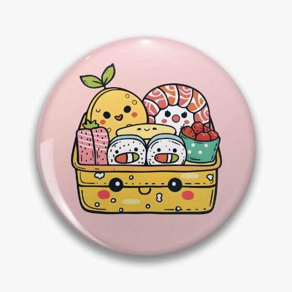 Item preview, Bento Box Japanese Lunch Cute Kawaii Food Characters Japan designed and sold by scooterbaby.