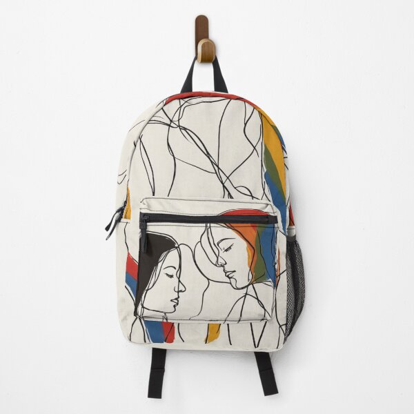 Item preview, LGBTQ Art Pencil Sketch of Women designed and sold by WishLuckShop.
