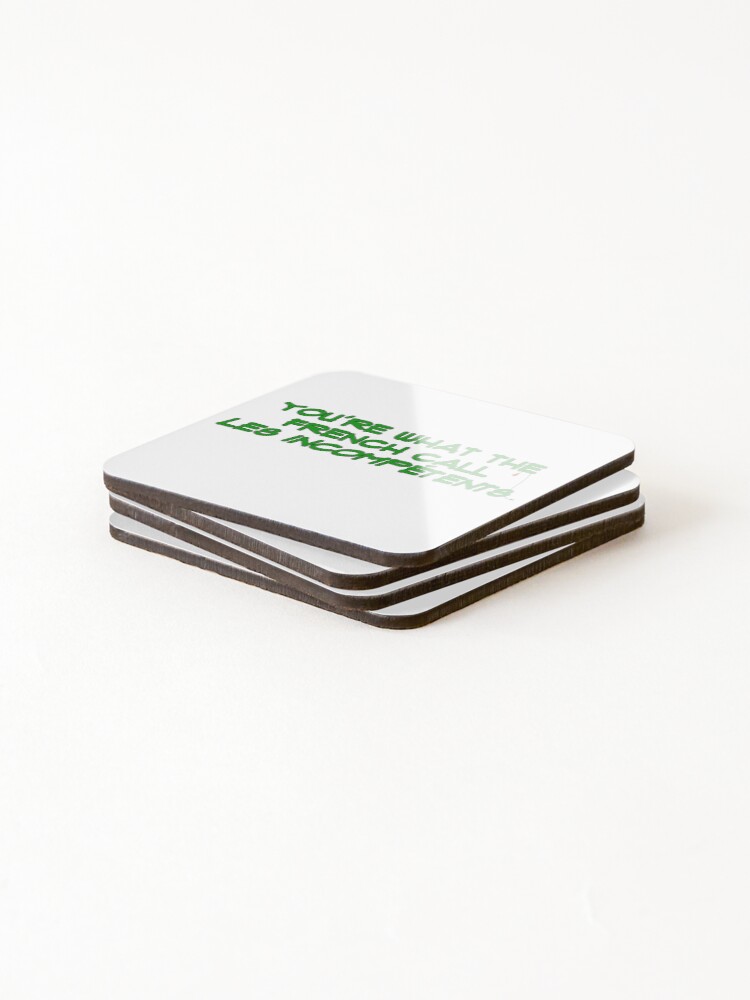 Thumbnail 4 of 5, Coasters (Set of 4), Les Incompetents designed and sold by RooBooCo.