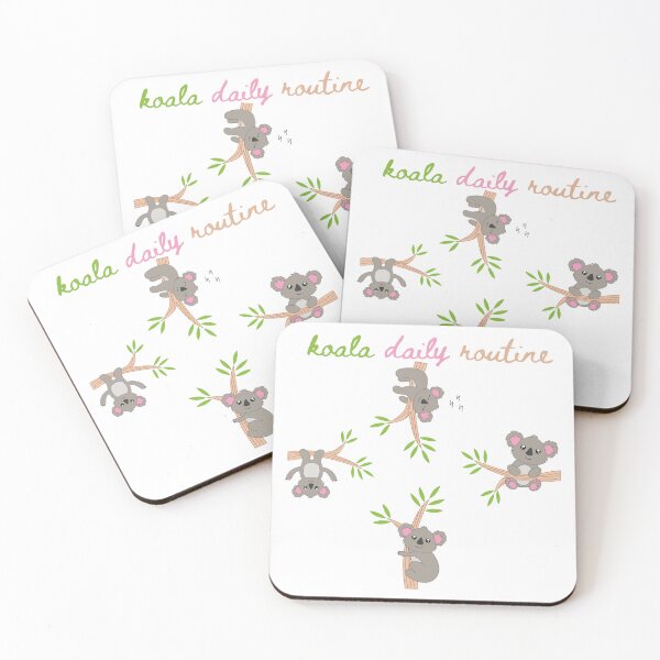 Item preview, koala daily routine designed and sold by Designfs.
