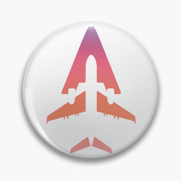 Artikelvorschau, Flugzeug-Logo mit Farbverlauf entworfen und verkauft von Zen Lael.
