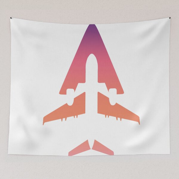 Item preview, Gradient Airplane logo designed and sold by Zen Lael.