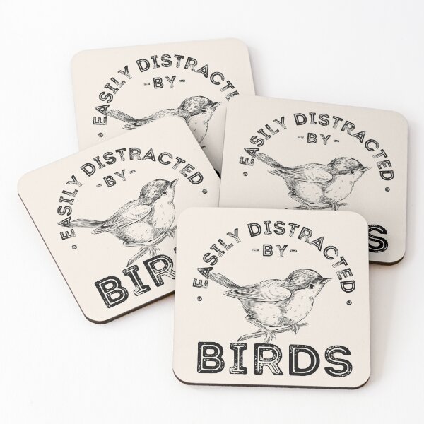 Item preview, Easily distracted by birds, Birder, Bird Watcher, Ornithologist designed and sold by lagunaklein.
