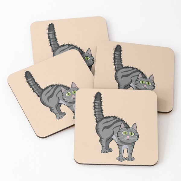 Item preview, Scaredy Cat Cartoon designed and sold by FluffyFlonk.