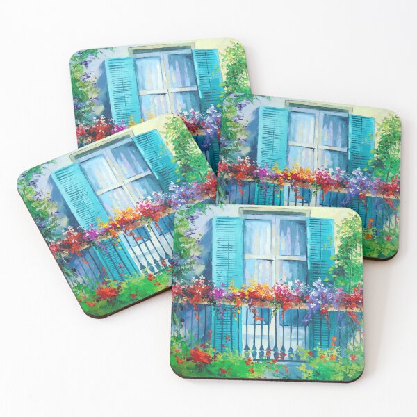 Item preview, Blooming balcony designed and sold by Olha Darchuk.