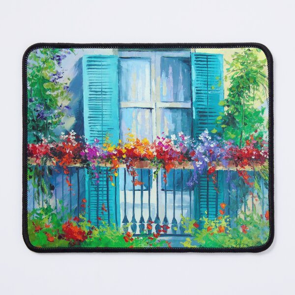 Item preview, Blooming balcony designed and sold by Olha Darchuk.