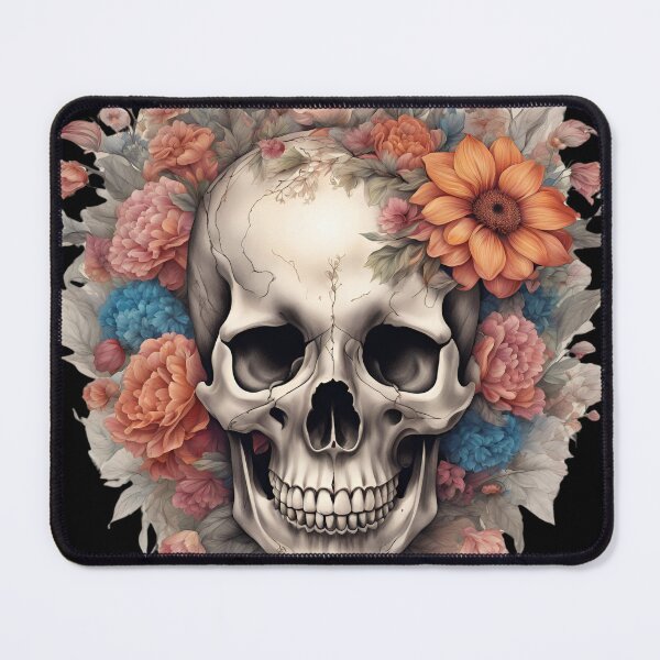 Item preview, Skull and Flowers designed and sold by My Workshop.