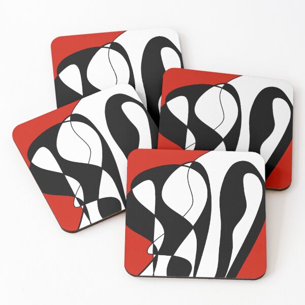 Item preview, Monochrome Dance with Red Flair designed and sold by CrazySoulArt.
