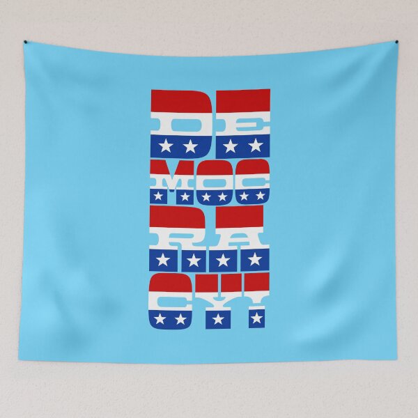 Item preview, DEMOCRACY! designed and sold by BANDOFSCRIBBLE Hollywood.