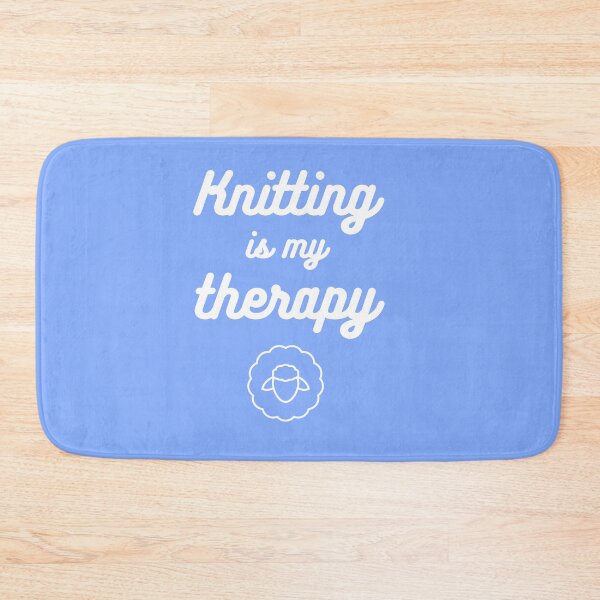 Item preview, Knitting is my therapy designed and sold by BritishDelights.