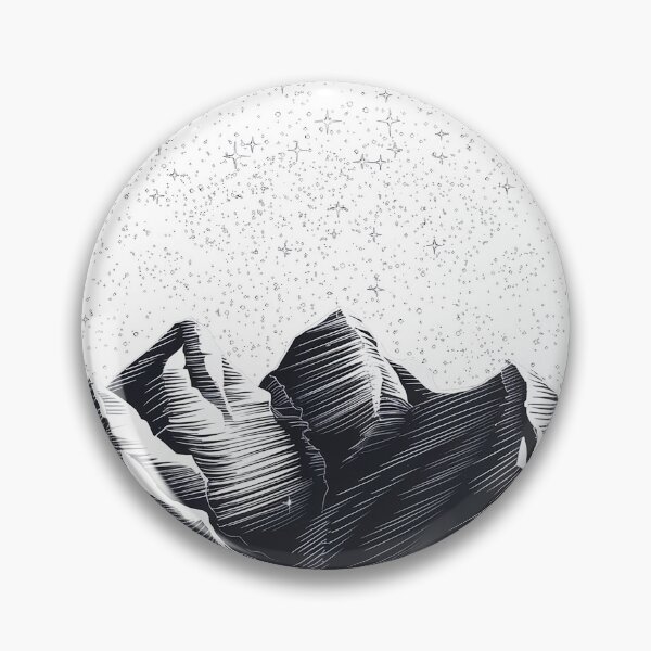 Item preview, Mountains with twinkling stars designed and sold by naxtela.