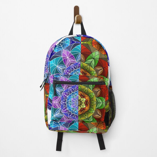 Item preview, Winter and Autumn Leaves Mandala designed and sold by SilverFantasy.