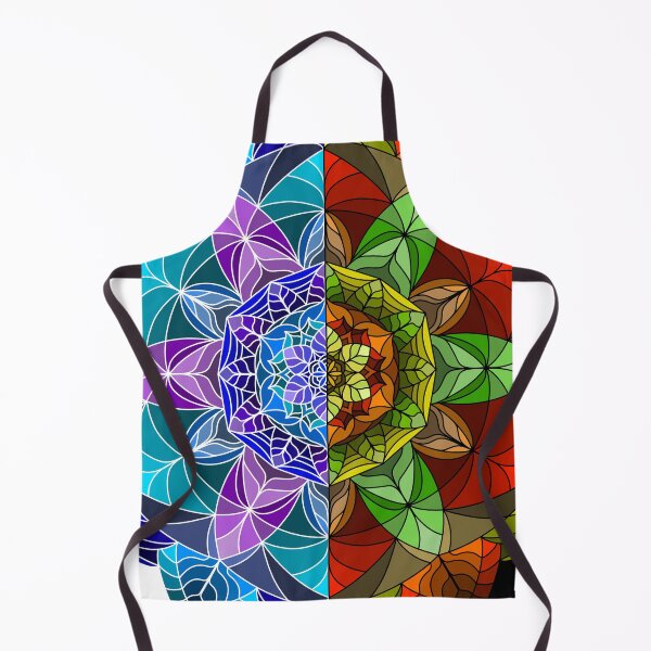 Item preview, Winter and Autumn Leaves Mandala designed and sold by SilverFantasy.