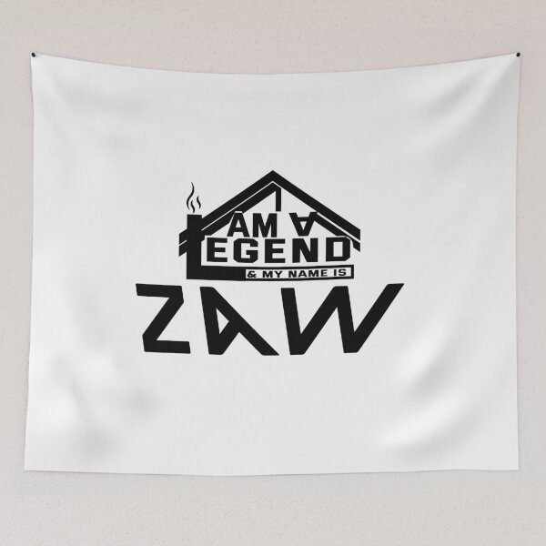 Item preview, I Am a Legend: Custom Name Design for Zaw designed and sold by koreatvtea.