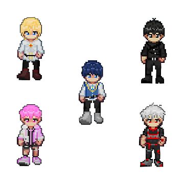 Plave pixel world characters kpop 