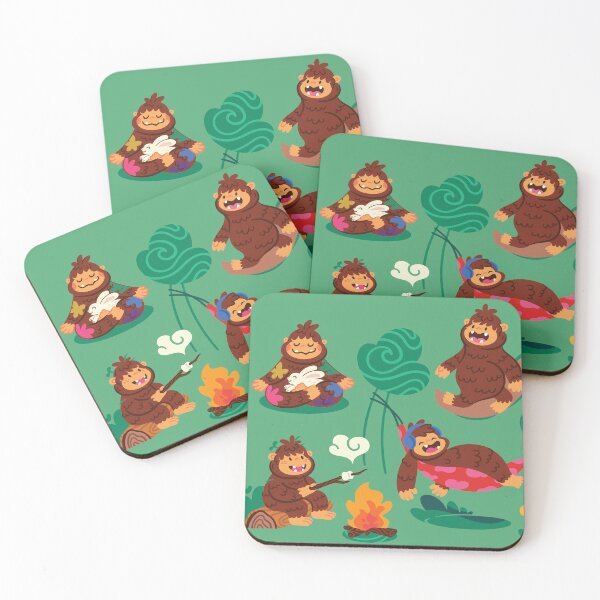 Item preview, Camping with Sasquatches designed and sold by PenguinHouse.