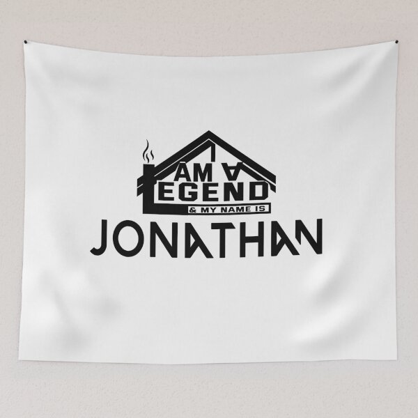 Item preview, I Am a Legend: Custom Name Design for Jonathan designed and sold by koreatvtea.