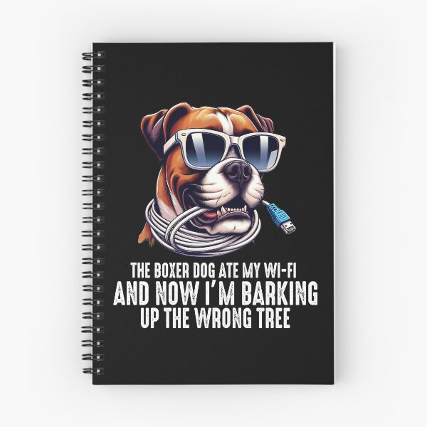 Artikelvorschau, Der Boxerhund hat mein WLAN gefressen und jetzt bin ich auf dem Holzweg entworfen und verkauft von raedattia.
