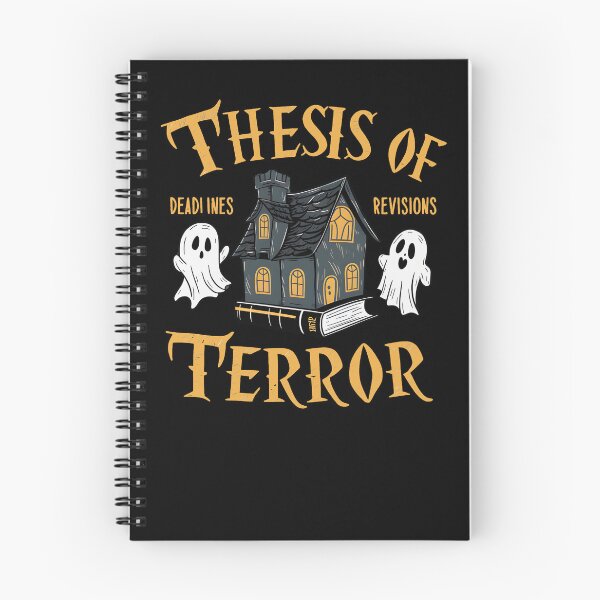 Item preview, Thesis of terror, funny PhD and Halloween designed and sold by NoetherSym.