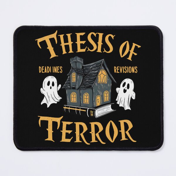 Item preview, Thesis of terror, funny PhD and Halloween designed and sold by NoetherSym.