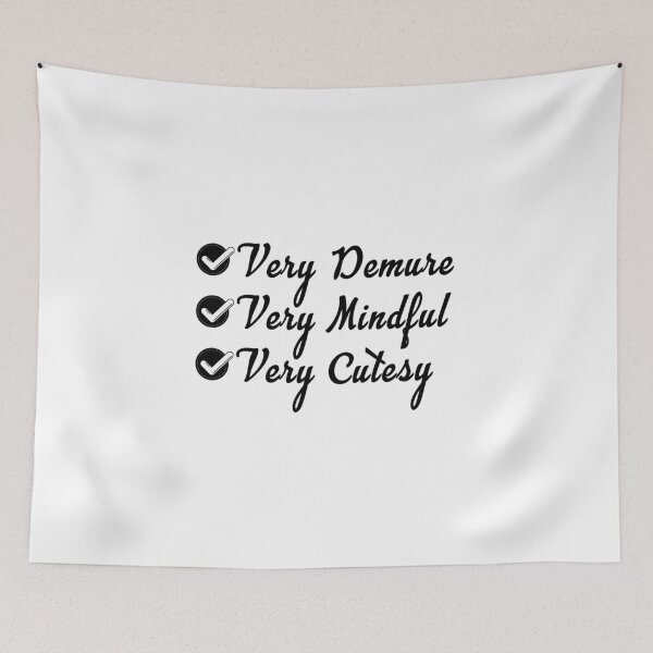 Item preview, Very demure, Very Mindful, Very Cutesy designed and sold by Aymanerachif.