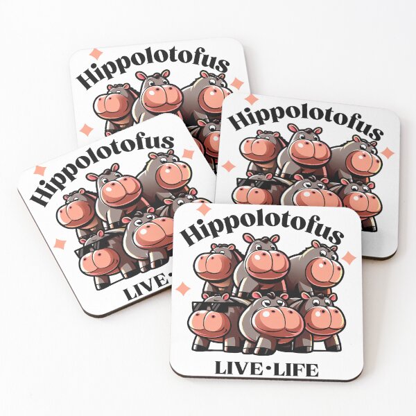 Item preview, Hippolotofus Live Life designed and sold by DineshArtShop.