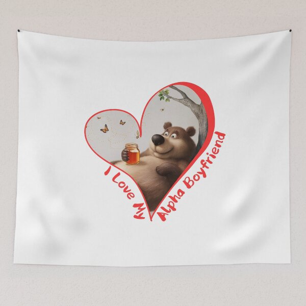 Item preview, I Love My Alpha Boyfriend designed and sold by MyCan.