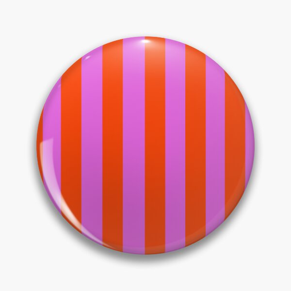 Item preview, Bold Vivid Vertical Stripped Pattern in Orchid and Orange designed and sold by Deutschic.