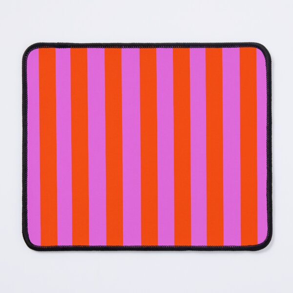 Item preview, Bold Vivid Vertical Stripped Pattern in Orchid and Orange designed and sold by Deutschic.