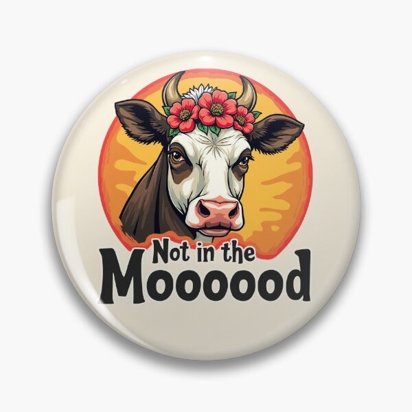 Artikelvorschau, Freches Kuh-Design „Nicht in der Moooood“ entworfen und verkauft von jondollars.