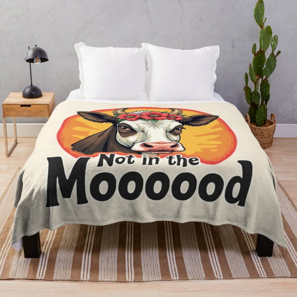 Artikelvorschau, Freches Kuh-Design „Nicht in der Moooood“ entworfen und verkauft von jondollars.