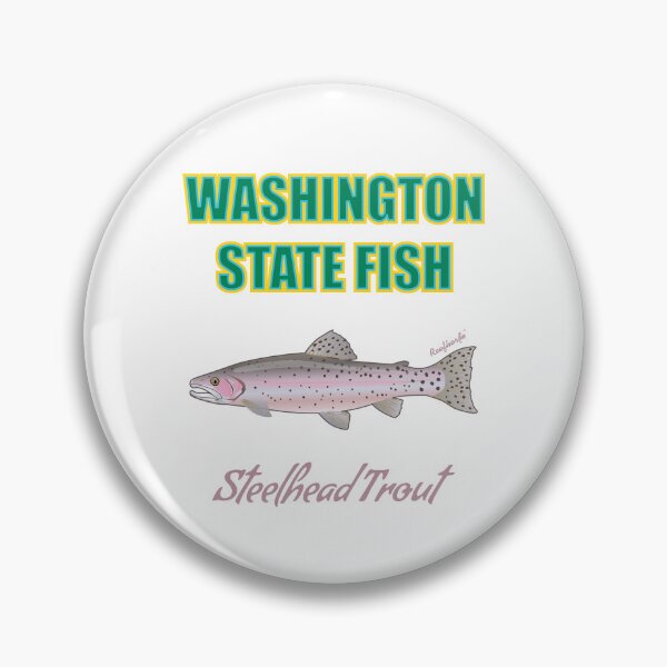 Item preview, Washington State Fish - Steelhead Trout T-Shirt designed and sold by KaplanCrypto.
