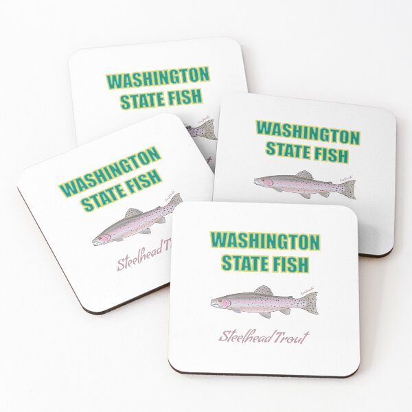 Item preview, Washington State Fish - Steelhead Trout T-Shirt designed and sold by KaplanCrypto.