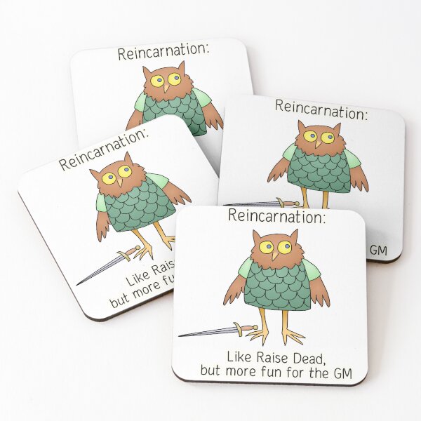 Item preview, Reincarnation or Oops I'm an Owl designed and sold by BrushAndPen.