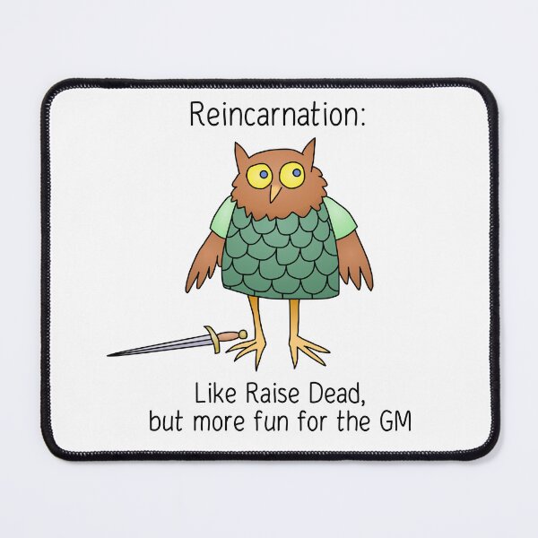 Item preview, Reincarnation or Oops I'm an Owl designed and sold by BrushAndPen.