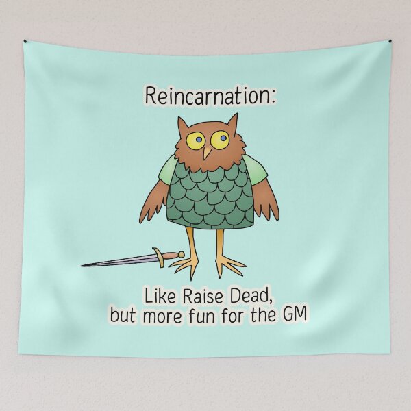 Item preview, Reincarnation or Oops I'm an Owl designed and sold by BrushAndPen.