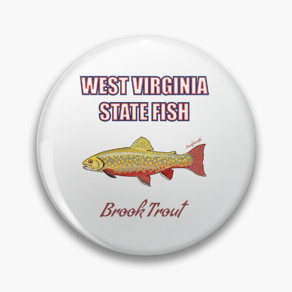 Item preview, West Virginia State Fish - Brook Trout T-Shirt designed and sold by KaplanCrypto.