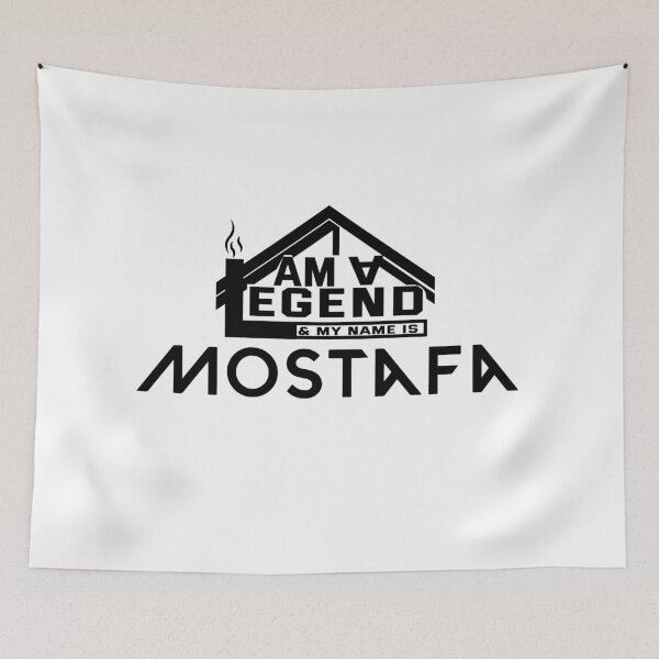 Item preview, I Am a Legend: Custom Name Design for Mostafa designed and sold by koreatvtea.