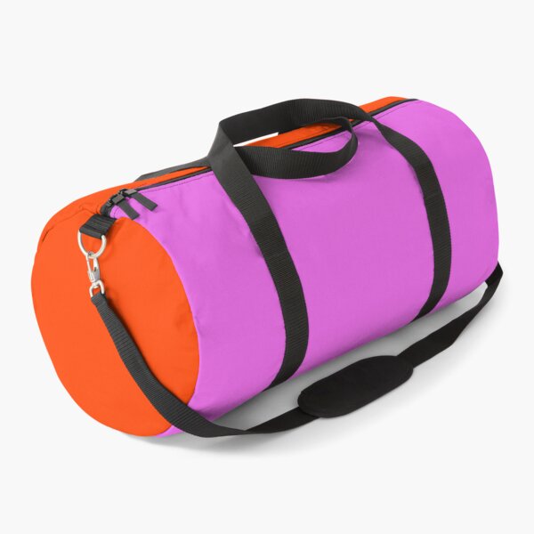 Item preview, Bold Vivid Neon Orange and Orchid Color Block designed and sold by Deutschic.