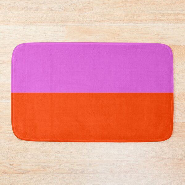 Item preview, Bold Vivid Neon Orange and Orchid Color Block designed and sold by Deutschic.
