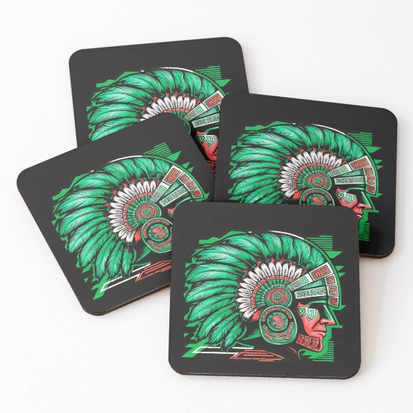 Item preview, Aztec Warrior Emblem Celebrating Mexican Independence Day designed and sold by elynne9.