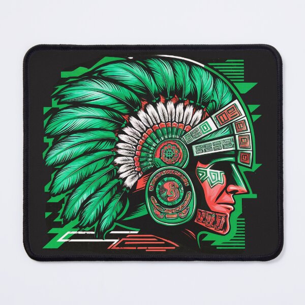 Item preview, Aztec Warrior Emblem Celebrating Mexican Independence Day designed and sold by elynne9.