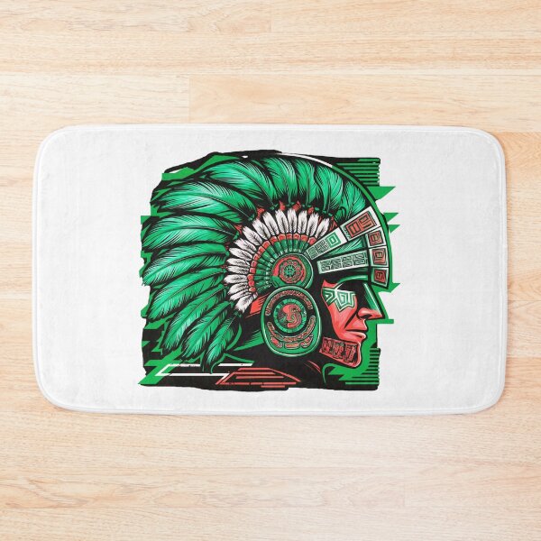 Item preview, Aztec Warrior Emblem Celebrating Mexican Independence Day designed and sold by elynne9.