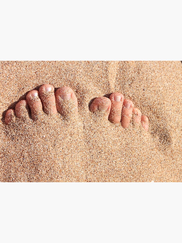 Thumbnail 6 of 6, Bath Mat, Feet in the sand designed and sold by bart4jesus.