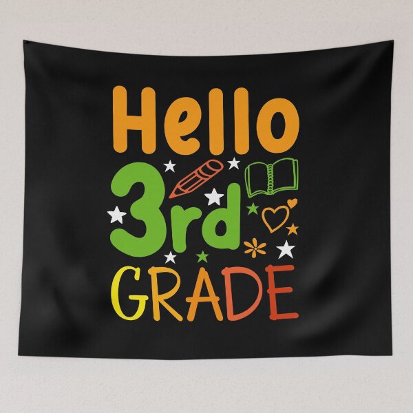 Item preview, Hello 3rd Grade Back to School designed and sold by Beatka1.