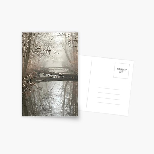 Item preview, Atmospheric canal in Winter designed and sold by ArtsNataliia.