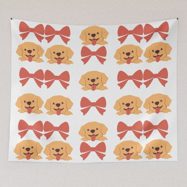 Item preview, Bow Wow Charm - Puppies & Bows Delight designed and sold by DearPrint.